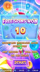 Candy Superwin · Menavigasi tombol operasional pada konsol kendali bagian bawah.